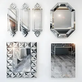 Mirrors in the art deco style